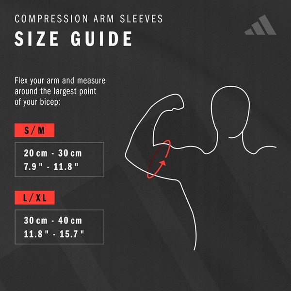 Adidas - Aeroready Compression - Rękawy kompresyjne - czarne - L/XL zdjęcie 6