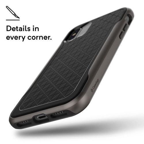 Caseology Apex Case - Etui iPhone X (Black/Warm Gray) na Arena.pl