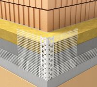 NAROŻNIK PCV Z SIATKĄ 2,5 MB styropian 25 sztuk