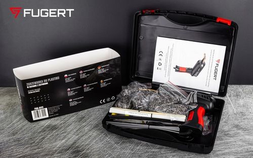 ZGRZEWARKA SPAWARKA DO PLASTIKU ZSZYWARKA 200W + 1200 ZSZYWEK ŻELAZKO na Arena.pl