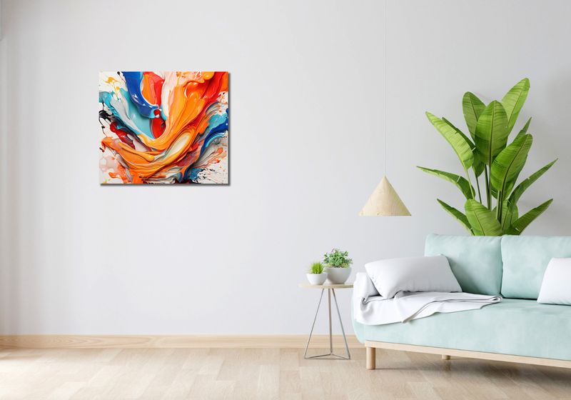 Obraz 70x60cm Taneczne Fale zdjęcie 2