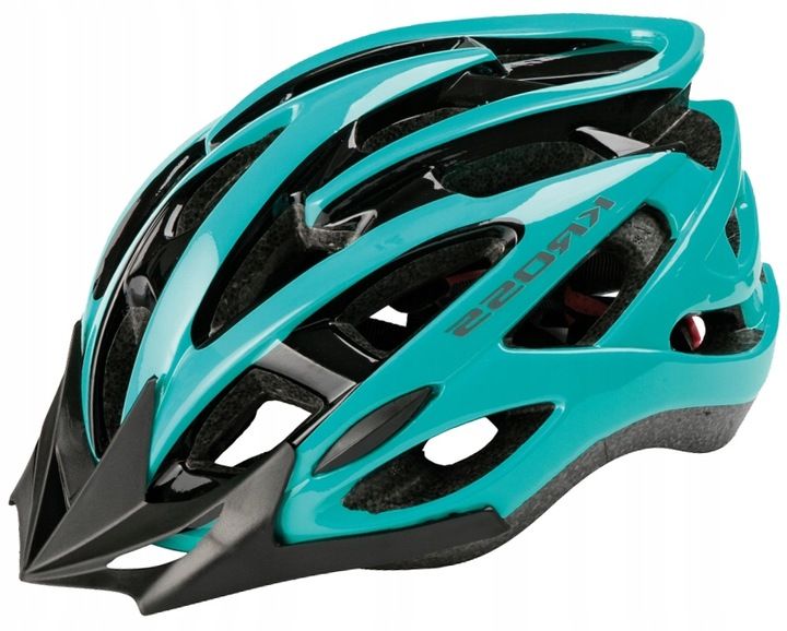 KASK KROSS LAKI ROZMIAR L TURKUS zdjęcie 1