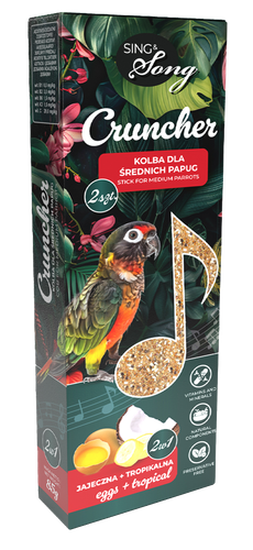SING&SONG przysmak dla średnich papug 85g 2w1 jajeczny + tropikalny na Arena.pl