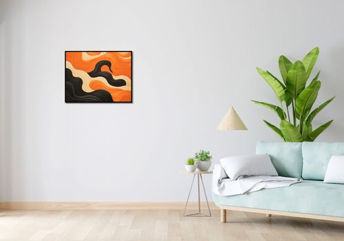 Plakat 65x50cm Dzień spotyka Noc na Arena.pl