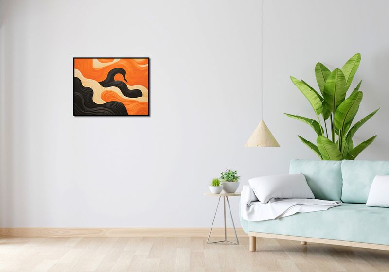 Plakat 65x50cm Dzień spotyka Noc zdjęcie 4