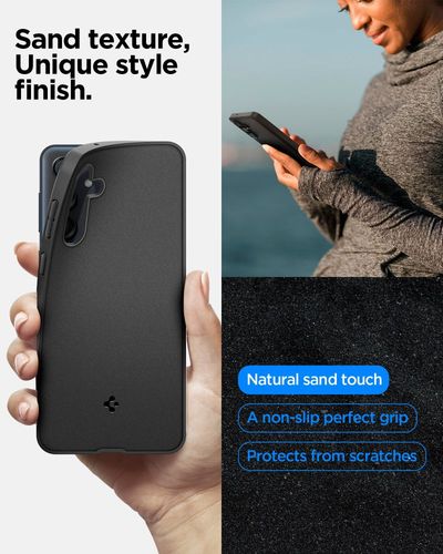 spigen essential sandblast galaxy m55 5g matte black na Arena.pl