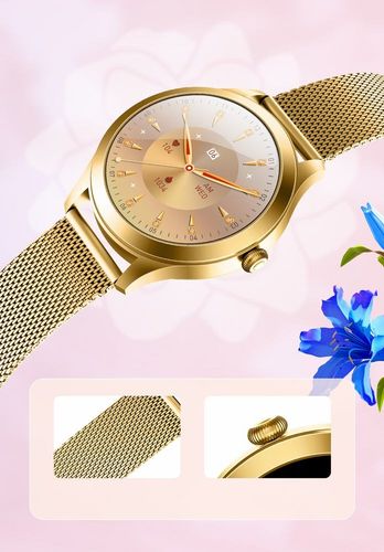 smartwatch gravity biało złoty 2 paski gt25-2 pro na Arena.pl
