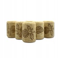 ZESTAW 50x KORKI DO BUTELEK NA WINO KORKI DO WINA AGLOMEROWANE 38x23 mm