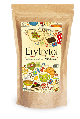 Erytrytol 1 kg (torebka Papierowa) - PiĘĆ Przemian na Arena.pl