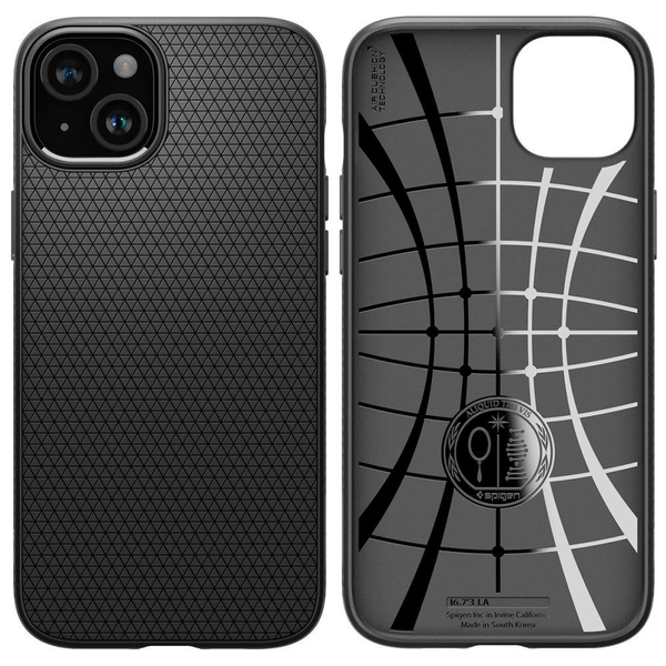 SPIGEN LIQUID AIR IPHONE 15 PLUS MATTE BLACK zdjęcie 1