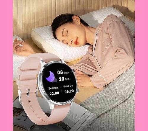 SMARTWATCH DAMSKI Zegarek ROZMOWY CIŚNIENIE POLSKIE MENU 2 paski +SŁUCHAWKI na Arena.pl