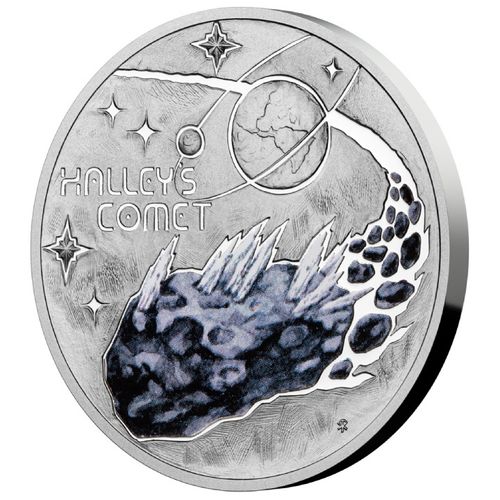 Niue: The Milky Way - Halley's Comet kolorowany $1 Srebro 2023 Proof na Arena.pl