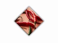 ZEGAR SZKLANY ROMB - Chilli