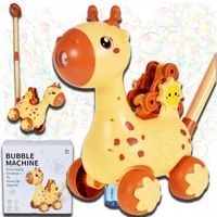 ZABAWKA PCHACZ WÓZEK DLA DZIECI DO BANIEK MYDLANYCH AUTOMAT NA BATERIE