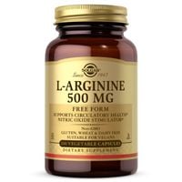 SOLGAR L-Arginine Free Form - L-arginina wolna forma 500 mg (100 kaps.)