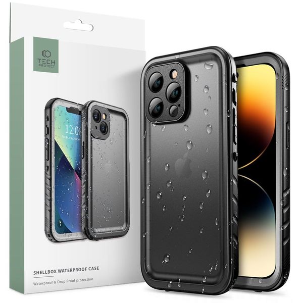 TECH-PROTECT SHELLBOX IP68 IPHONE 14 PRO MAX BLACK zdjęcie 1