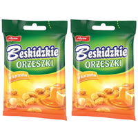Aksam Beskidzkie Orzeszki w karmelu 100 g x 2 sztuk