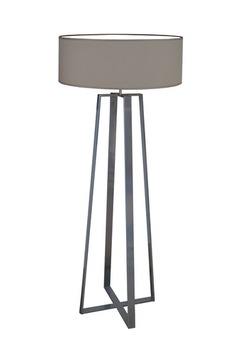 Lampa stojąca  MOSS E27 abażur walec na Arena.pl