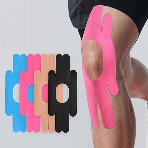 WYSOKIEJ JAKOŚCI TAŚMA KINEZJOLOGICZNA na ciało kolano 8 PCS na Arena.pl