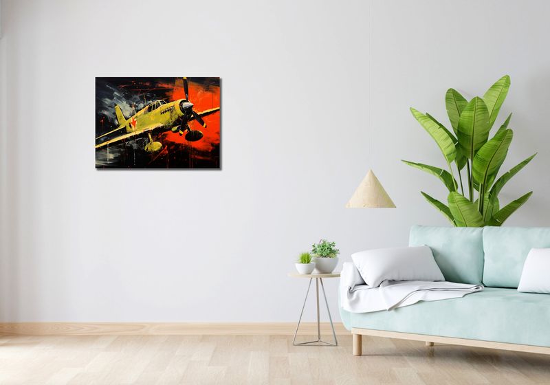Obraz 70x50cm Barwny Przelot zdjęcie 2