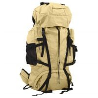 Plecak turystyczny, khaki, 80 L, tkanina Oxford