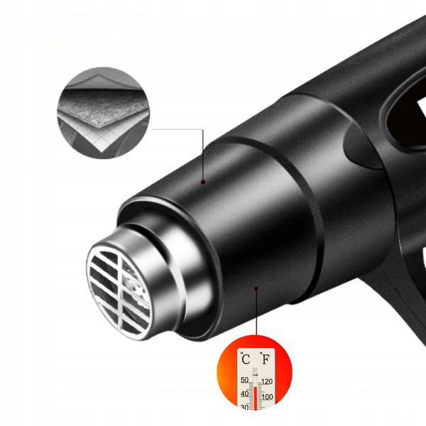 OPALARKA ELEKTRYCZNA MOCNA DMUCHAWA 2000W 2 BIEGI REGULACJA TEMPERATURY zdjęcie 5