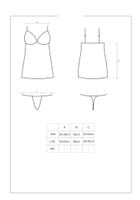 redella koszulka i stringi czarna l/xl