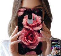ETUI DO SAMSUNG GALAXY S9 - PIĘKNE RÓŻOWE RÓŻE, KWIECISTE WZORY, CASE