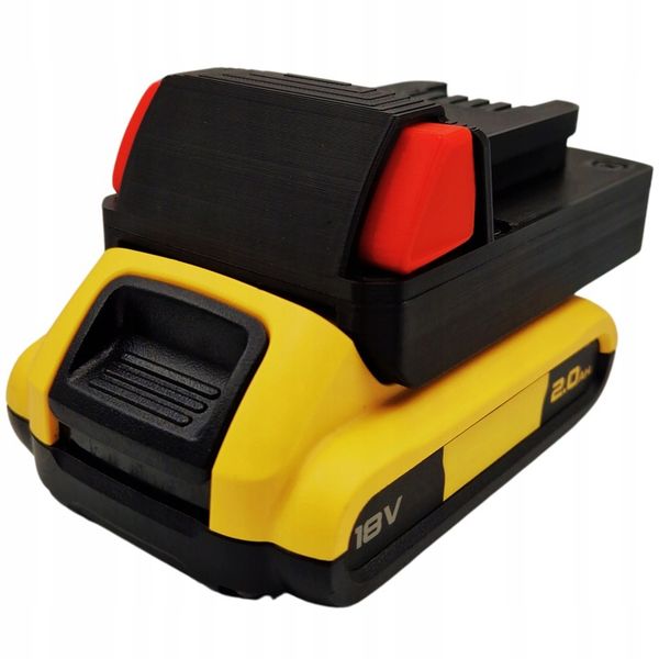 Adapter baterii DeWalt do narzędzi Milwaukee M18 na akumulator zdjęcie 2
