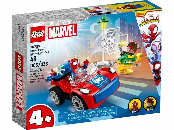 LEGO SPIDEY 10789 SAMOCHÓD SPIDER MANA I DOC OCK zdjęcie 2