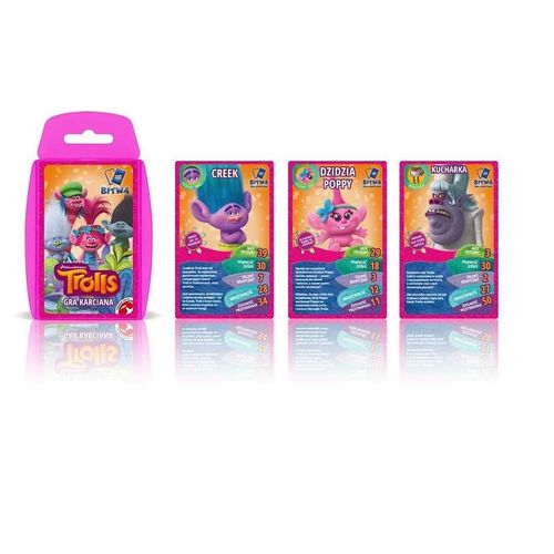 Gra Karciana  Top Trumps Trolle na Arena.pl