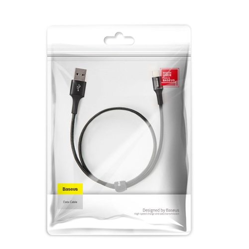 Baseus halo data cable USB For Type-C 3A 0.25m Black na Arena.pl