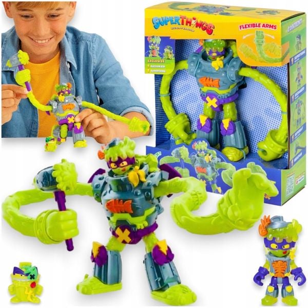 SUPERTHINGS ZINGS SUPER THINGS SUPERBOT TRASHER POWER FLEXIBLE ROBOT zdjęcie 1