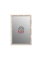 Lustro prostokątne z serii HIT Erama 40 x 60 cm w ramie bielona sosna 1szt.