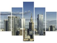 100 70CM 5 ELEM OBRAZ WARSZAWA ŚRÓDMIEŚCIE DRUK