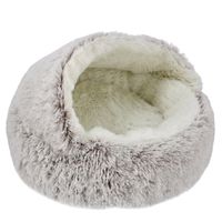 PLUSZOWE OKRĄGŁE LEGOWISKO kojec DLA PSA KOTA poduszka posłanie 60x60