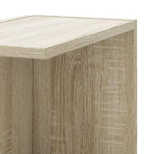 Narożna półka ścienna, dąb sonoma, 36,5x36,5x140 cm na Arena.pl