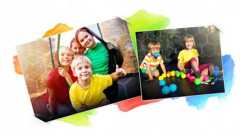 TRAMPOLINA OGRODOWA DLA DZIECI 252cm 8ft PREMIUM na Arena.pl