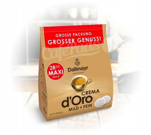 Kawa Dallmayr Crema d'Oro Mild + Fein 28 szt./pads na Arena.pl