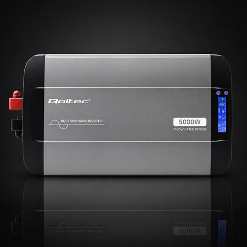 Qoltec przetwornica 12V/230V 2500W sinus na Arena.pl