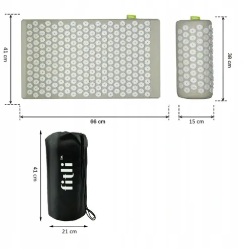 MATA ZDROWOTNA DO AKUPRESURY Z KOLCAMI + PODUSZKA na Arena.pl
