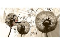 80 40CM 2 ELEM ZEGAR OBRAZ DMUCHAWCE BRĄZIE NADRUK