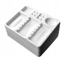 TACKI STOMATOLOGICZNE JEDNORAZOWE BIAŁE 19x15cm - 100szt