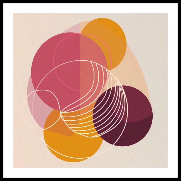 Plakat 70x70cm Przenikanie Ciepła zdjęcie 3