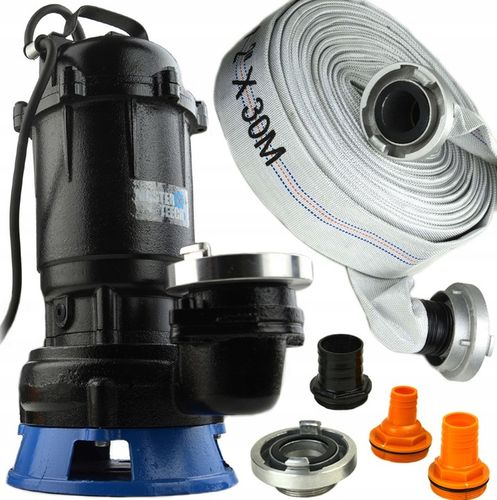 POMPA DO WODY Z WĘŻEM CZYSTEJ BRUDNEJ SZAMBA SCIEKÓW Z ROZDRABNIACZEM na Arena.pl