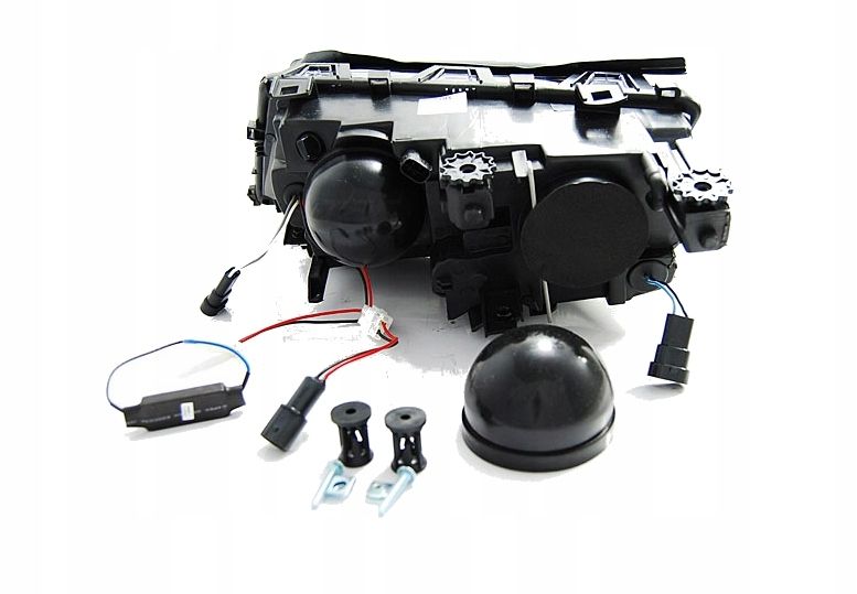 LAMPY Do BMW E46 Od 2001 Do 2005 SEDAN TOURING BIAŁE Ringi LED GRATIS H7 zdjęcie 5