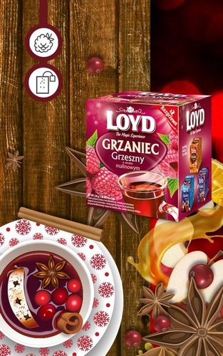 Rozgrzewająca Herbata Zimowa Owocowa Grzaniec Grzeszny Zimowy 10T LOYD na Arena.pl