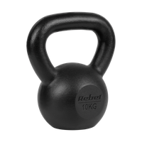 Kettlebell żeliwny 10kg kettle hantel obciążenie odważnik do ćwiczeń Rebel