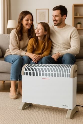 GRZEJNIK ELEKTRYCZNY KONWEKTOROWY TERMOSTAT 3 TRYBY 750W 1250W 2000W NAWIEW na Arena.pl