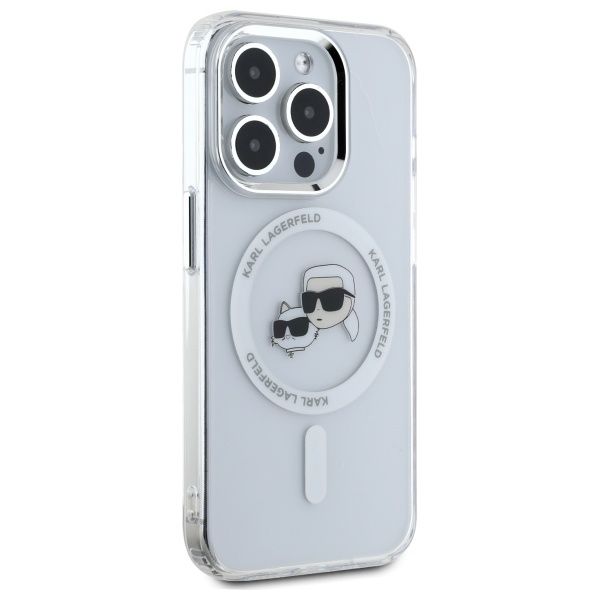Etui Karl Lagerfeld do iPhone 15 Pro Max, Biały, MagSafe zdjęcie 4
